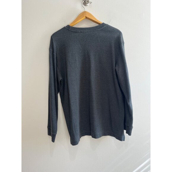 VTG Aeropostale Thermal Long Sleeve T-Shirt Mens L Gray  Graphic Print Y2K - Picture 2 of 6